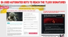 Web of Lies: EA Petition Being Vote Stuffed with Spambots? Web of Lies: EA Petition Being Vote Stuffed with Spambots?